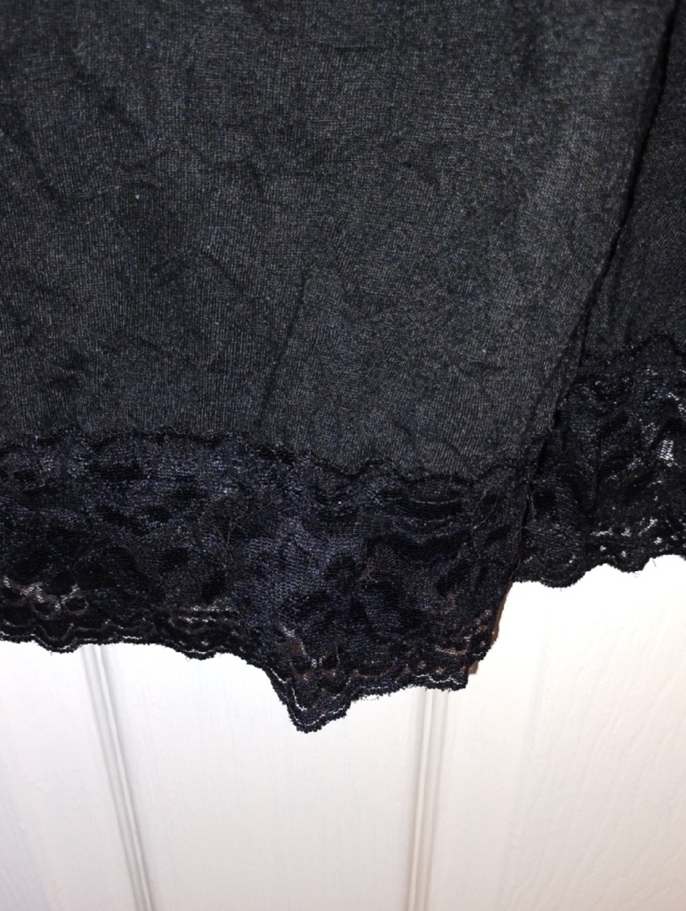 Maurices Black Lace-Trim Camisole Tank - Picture 2 of 5